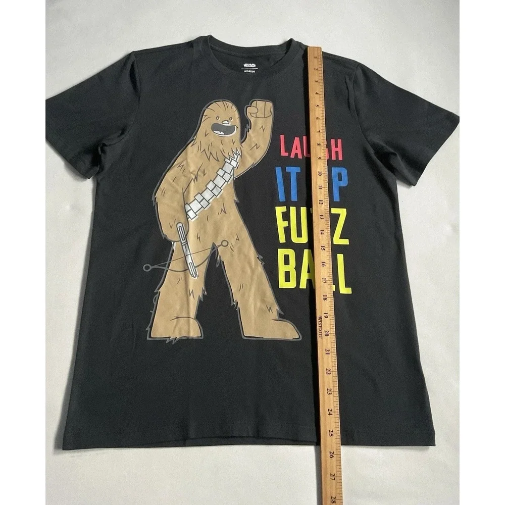 Star Wars‎ Chewbacca Laugh It Up Fuzz Ball T-Shirt Teen XXL Boys